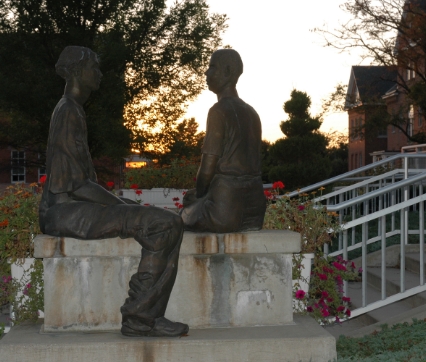 statue at dacc
