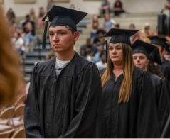 students graduating from high school