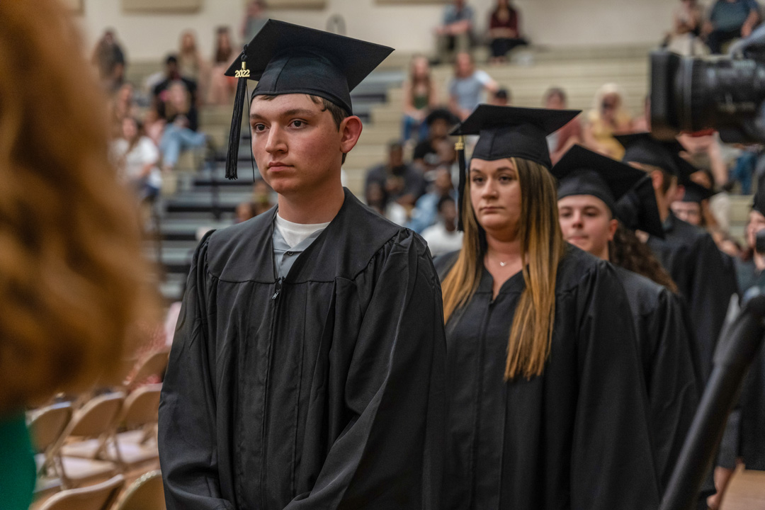 group at graduation at Danville Community College